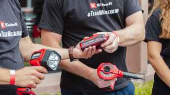 Einhell stellt Weltrekord auf