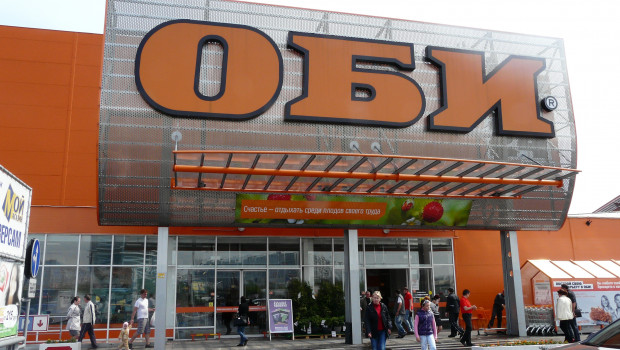 Obi betreibt in Russland 27 Märkte. 