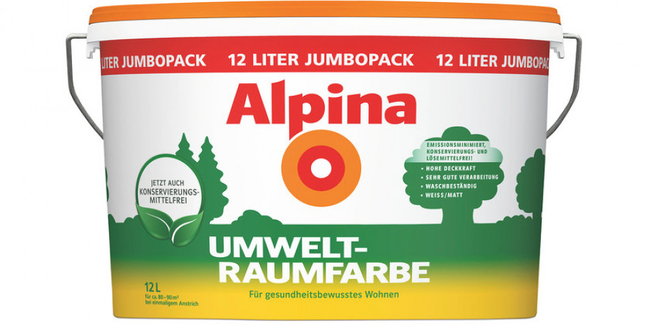 Alpina Umwelt-Raumfarbe
