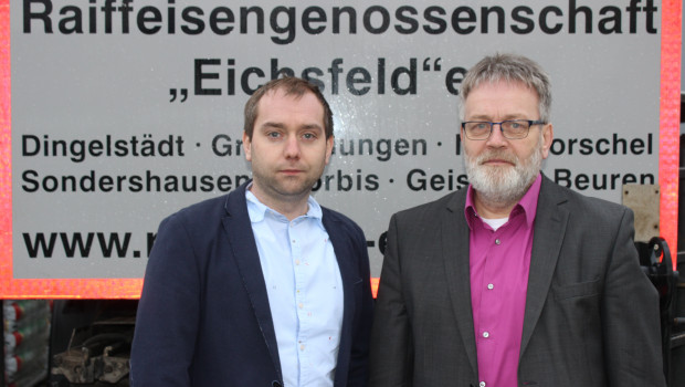 Geschäftsführer der Raiffeisengenossenschaft Eichsfeld sind Winfried (r.) und Johannes Gunkel.