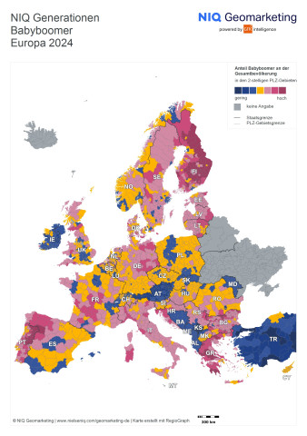 NIQ Generationen Babyboomer Europa 2024.