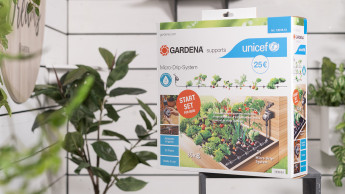 Gardena bietet wieder Micro-Drip-Sonderedition zugunsten von Unicef an