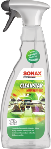 Der Innenraumreiniger SonaxCleanstar ist durch Ecocertzertifiziert.