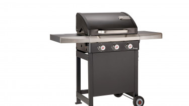 Landmann Testsieger mit Gasgrill und Grillhandschuhen