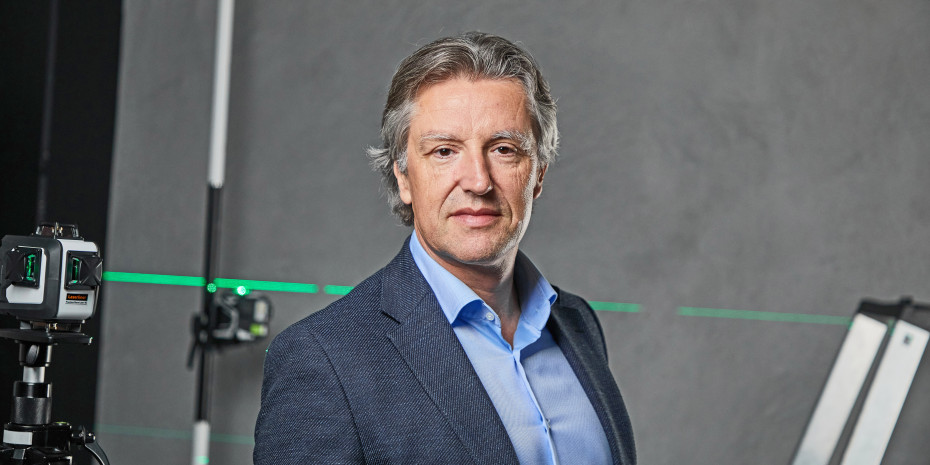Martin Wonisch, Geschäftsführer von Laserliner im Gespräch mit der diy-Redaktion.