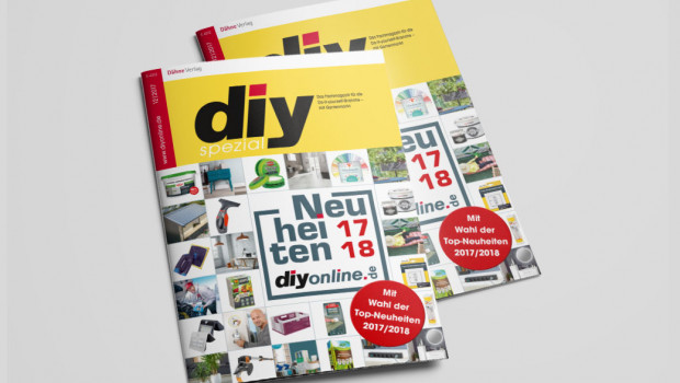 Die Neuheiten 2017/18 sind als Supplement zur Dezemberausgabe des Fachmagazins diy erschienen.