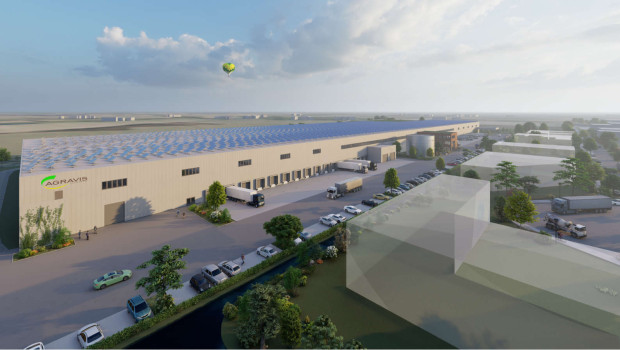 In der zweiten Jahreshälfte 2024 soll das neue Distributionszentrum der Agravis in Nottuln seinen Betrieb aufnehmen.