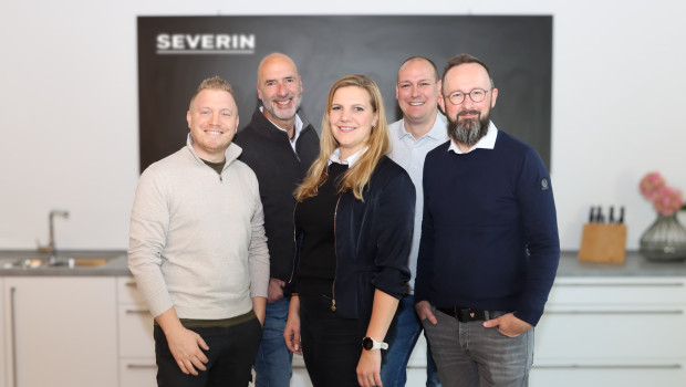 Das nationale Severin-eBBQ-Team (v.l.n.r.): Michael Wichmann, Matthias von der Heyden, Anja Hänsch, Thomas Vogel und Sascha Steinberg.