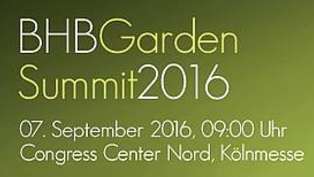 Am 7. September 2016 lädt der Handelsverband Heimwerken, Bauen und Garten die Grüne Branche zum 3. BHB-Garden Summit nach Köln ein.