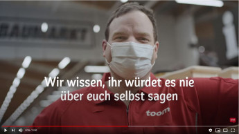 Rewe bedankt sich mit Werbespot bei Alltagshelden