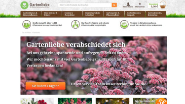 Toom schließt seinen Online-Shop Gartenliebe