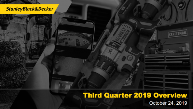 Der Umsatz des US-amerikanischen Konzerns Stanley Black & Decker stieg im dritten Quartal 2019 um vier Prozent. [Bild: Stanley Black & Decker]