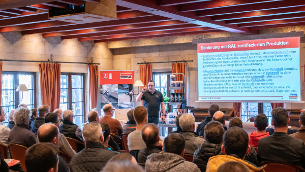 Die drei Vorträge von Jörn Voges, Business Development Manager im Bereich Fenster bei Soudal, stießen auf große Resonanz.