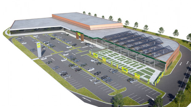 Die Planung steht, die Realisierung muss aber verschoben werden: Der Dehner-Standort im Shopping Resort G3 kann erst 2022 an den Start gehen.