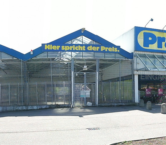 Front Praktiker-Markt in Bruchsal-Heidelsheim
