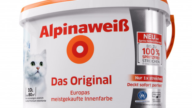 Alpina-Farben, Alpinaweiß Das Original, neue Rezeptur