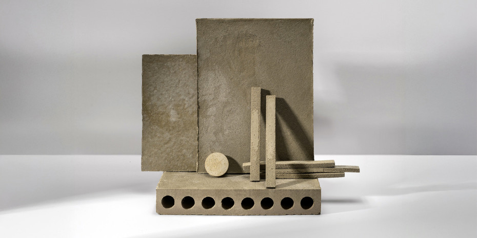 Das neue Baumaterial Morphit kann beispielsweise zur Herstellung von Blöcken, Wänden und Trennwänden verwendet werden.&nbsp;