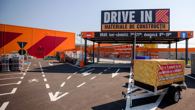 Das Drive-In in Cluj-Napoca hat eine Fläche von fast 7.000 m².