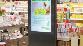 Die Freizeitmärkte von Knauber führen Digital Signage ein