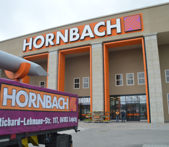 Zur Eröffnung brachte Hornbach jede Menge Attraktionen mit nach Leipzig.