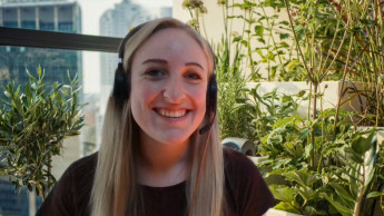 Videokonferenz im virtuellen Grünen