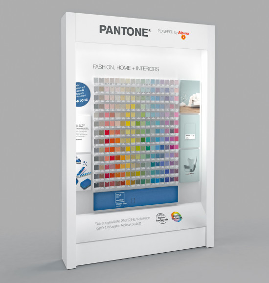 Pantone-Design, POS-Präsentation