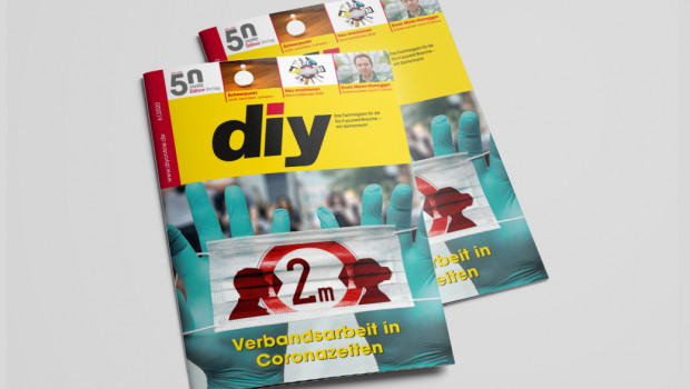 "Nie war sie so wertvoll wie heute": Die Verbandsarbeit in der DIY- und Gartenbranche ist Titelthema von diy 6/2020.