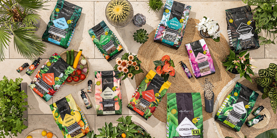 Die Pon-Produktfamilie von Lechuza umfasst zwölf Substrate für die Bedürfnisse unterschiedlicher Pflanzenarten. Die Pon-Produktfamilie von Lechuza umfasst zwölf Substrate für die Bedürfnisse unterschiedlicher Pflanzenarten.