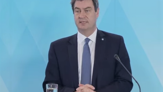 Bayerns Ministerpräsident Markus Söder erläuterte auf einer Pressekonferenz die nächsten Schritte der Corona-Strategie der Landesregierung.