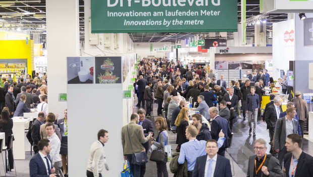 Ein voller Erfolg war der erstmals aufgebaute DIY Boulevard in Halle 5.1.
