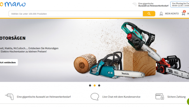Mano Mano ist ein Online-Marktplatz, der sich ganz auf Heimwerker und Hobbygärtner spezialisiert hat. Mano Mano ist ein Online-Marktplatz, der sich ganz auf Heimwerker und Hobbygärtner spezialisiert hat.
