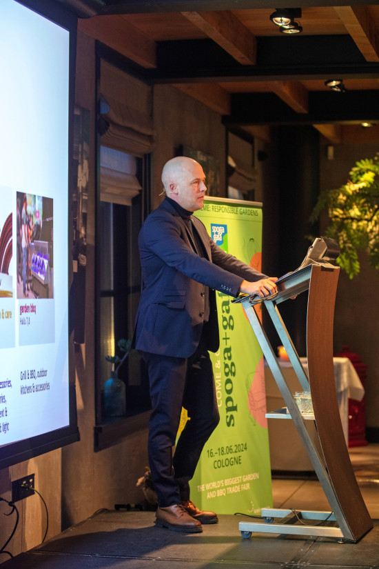 Stefan Lohrberg, Director der Spoga+Gafa, sieht im Anmeldungsstand  ein klares Bekanntnis der Unternehmen zur Messe.