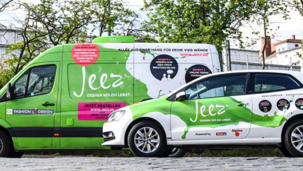 Jeez ist der erste mobile Baumarkt in Deutschland.