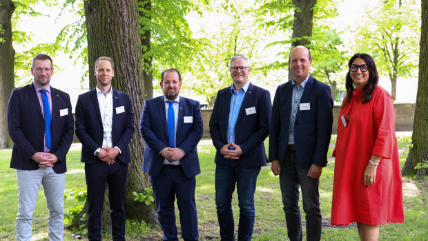 Der neu gewählte Aufsichtsrat 2022 (v. l.): Marcus Dörndorfer, Jan-Mark Weitz, Stephan Eichhorn, Joachim Schulte, Erk-PeterRadbruch und Britta Schepers; nicht im Bild sind Rüdiger Baehr und Germar Baumgärtel.