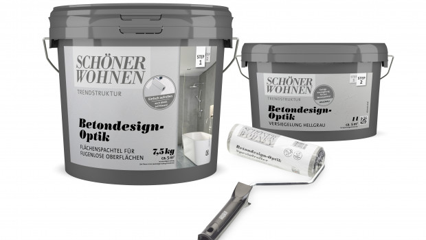 Schöner Wohnen Farbe, Betondesign-Optik
