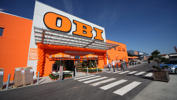 In Deutschland und den sieben europäischen Expansionsmärkten gab es zum Geschäftsjahresende 403 Obi-Märkte, weitere 175 Standorte wurden von Franchisepartnern betrieben.
