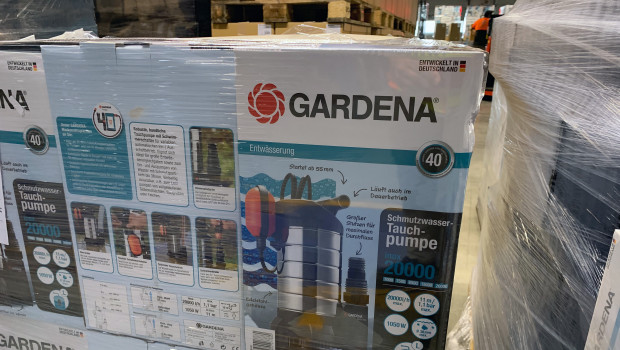 Gardena hat noch am Freitag einen LKW mit Pumpen und weiterem Material in die Hochwassergebiete geschickt.