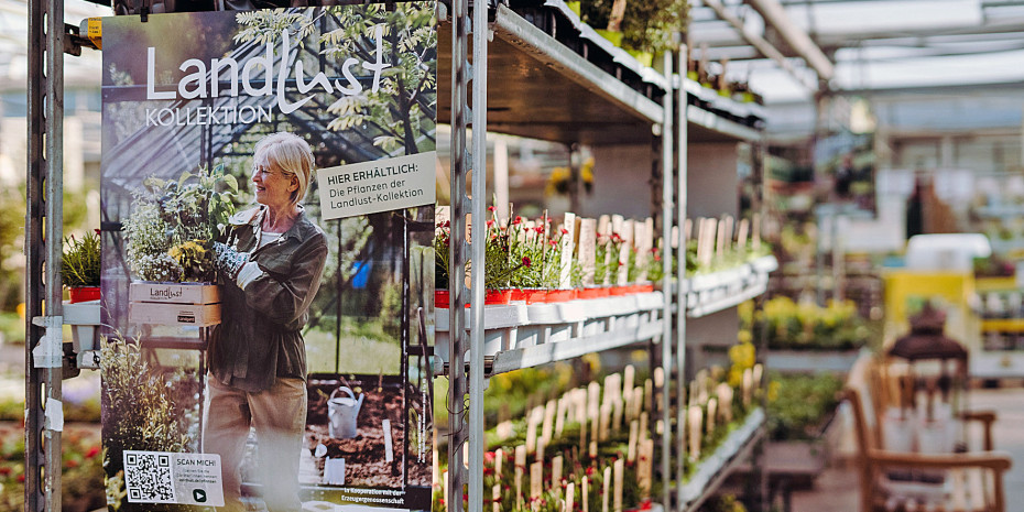 Im Rahmen der Landlust Kollektion bietet Landgard alle zwei Monate ein neues Sortiment an Pflanzen mitsamt Marketingkonzept an.