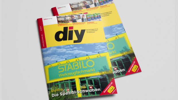 Schon sehr gelb macht die Stabilo-Titelgeschichte das aktuelle diy-Heft.