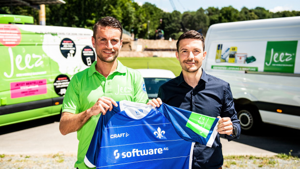 Jeez, der mobile Baumarkt, wird neuer Premiumsponsor des SV Darmstadt 98.