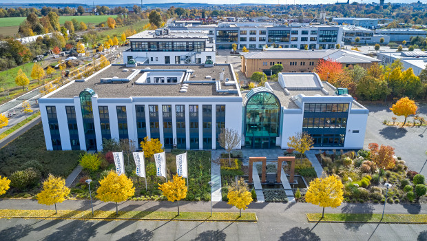 Blick auf die Zentrale der Kooperation in Bad Nauheim.