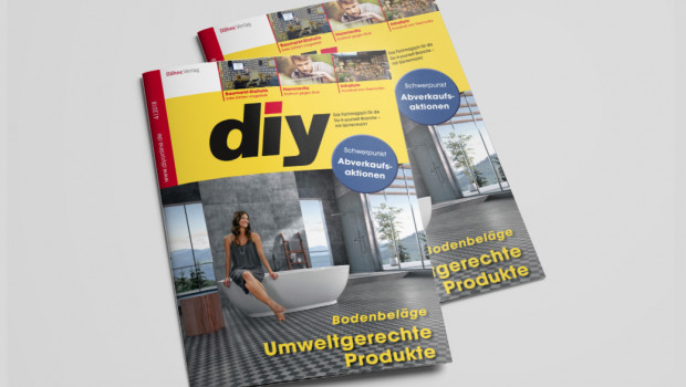 Mit einem breiten Themenangebot ist jetzt die April-Ausgabe des Fachmagazins diy erschienen.