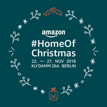 #HomeOfChristmas nennt Amazon seinen Pop-up-Store in Berlin.