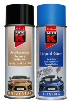 Auto-K, Lackspray, Liquid Gum