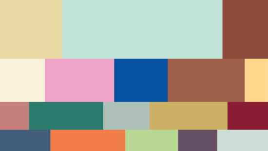 Die Messe Heimtextil hat in ihrer Trendvorschau eine Palette vorgestellt, die sanfte, gedeckte Nuancen und vereinzelt Knalliges enthält. Die Messe Heimtextil hat in ihrer Trendvorschau eine Palette vorgestellt, die sanfte, gedeckte Nuancen und vereinzelt Knalliges enthält.