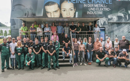 Mit dem Tag des Maschinenbaus wurde auch das Jubiläum 60 Jahre ABC-Lehrwerkstatt gefeiert.