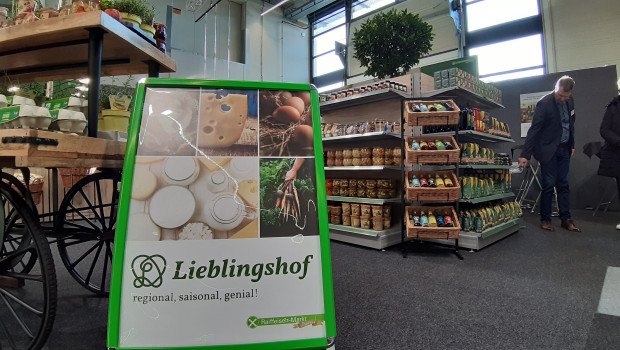 Lieblingshof heißt das neue Konzept, mit dem die Raiffeisen-Märkte der Agravis regionale Lebensmittel vermarkten können.
