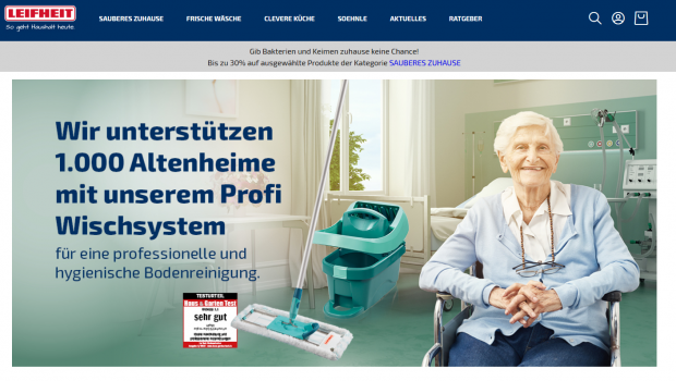 Interessierte Altenheime können sich im Internet unter www.leifheit.de/de-de/aktuelles/aktion-seniorenheim melden.
