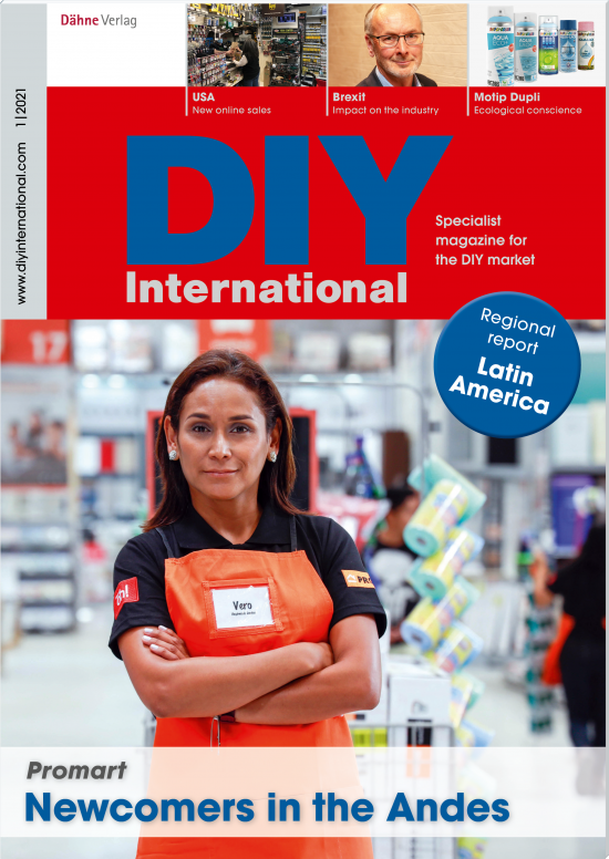 Die aktuelle Ausgabe von DIY International Die aktuelle Ausgabe von DIY International