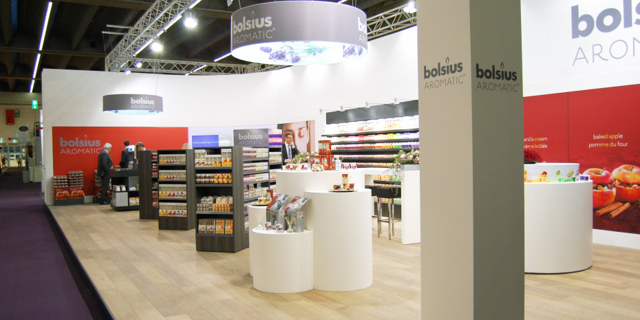 Blosius Messestand Christmasworld
